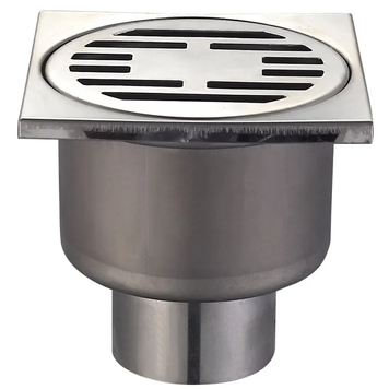 Душевой трап из нержавеющей стали SUS304 Mixxus Drain-01-10x10-180 (прямой отвод) (MI3421) MI3421 фото