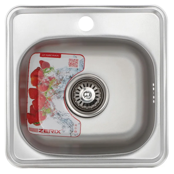 Мойка кухонная Zerix Z3838-06-160D (decor) (ZM0556) ZM0556 фото