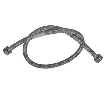 Гнучкий шланг для підключення води гайка 1/2'' - гайка 1/2'' (80 см) Zerix (ZX1553) ZX1553 фото