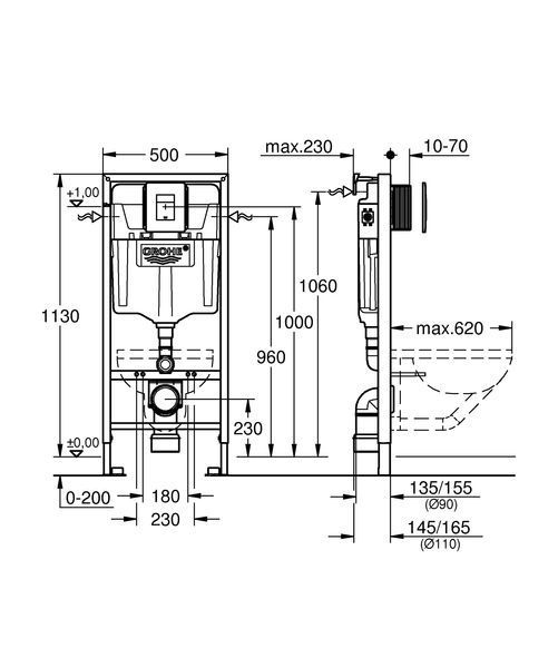 Інсталяційний комплект 5 в 1 Grohe Rapid (39449000) 39449000 фото