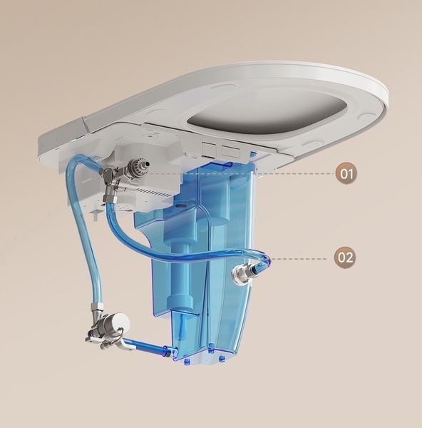 Унитаз-биде напольный с электронным управлением Koer TB-0202 Smart 680x405x455mm со встроенным бачком (KR6072) KR6072 фото