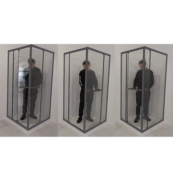 Душевая кабина с низким поддоном Mixxus Style SCT01-90x90x200-TR Graphite прозрачное стекло 6мм (MI8432) MI8432 фото