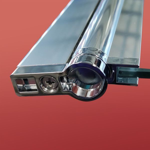 Шторки скляні на ванну Koer SR BS01-80x140-TR-01 прозоре скло 6мм, хром (KR5400) KR5400 фото