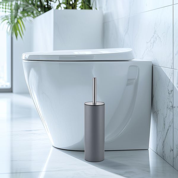 Ершик для унитаза напольный Mixxus Premium Ellipse-TB0201 Graphite цвет графит (MI7068) MI7068 фото