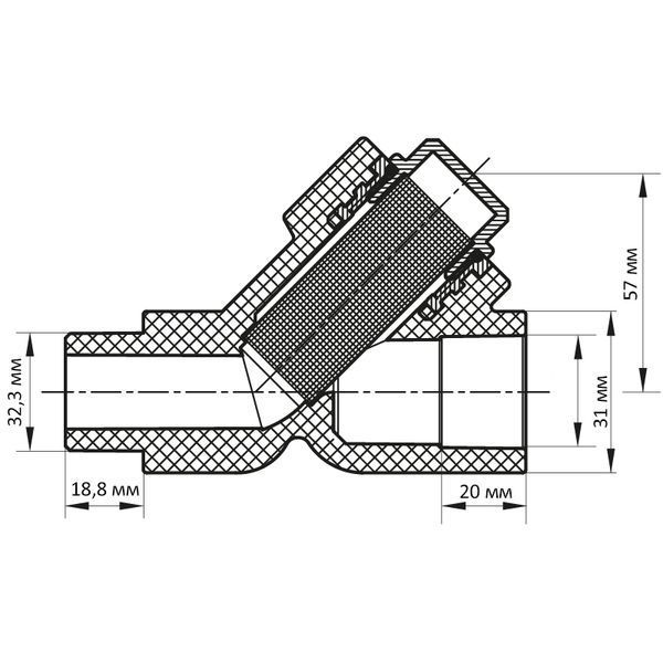 Фільтр грубої очистки 32 PPR Koer K0148.PRO (KP0187) KP0187 фото