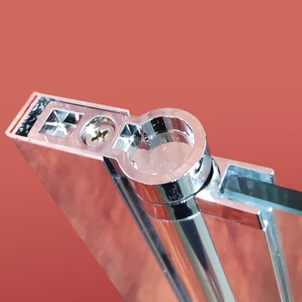 Шторки скляні на ванну Koer SR BS01-80x140-TR-01 прозоре скло 6мм, хром (KR5400) KR5400 фото