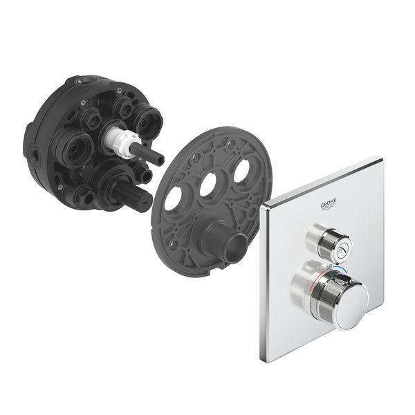 Термостат прихованого монтажу із одною кнопкою керування Grohe Grohtherm SmartControl (29123000) 29123000 фото