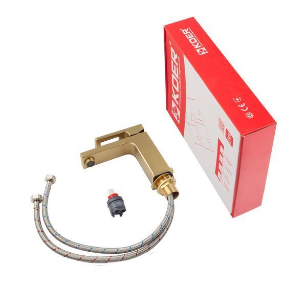 Змішувач для умивальника KOER KB-10009-12 (Колір матове золото) (KR5977) KR5977 фото