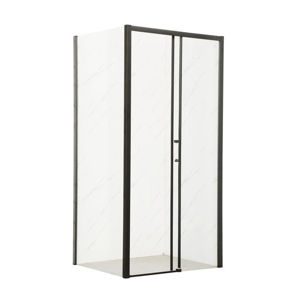 Душова кабіна без піддону Mixxus Premium DIVERSE SC03-100x80x195-TR Black прозоре скло 6мм (MI6866) MI6866 фото