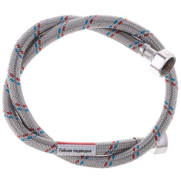 Гнучкий шланг для підключення води гайка 1/2'' - гайка 1/2'' (80 см) Zerix (ZX1553) ZX1553 фото