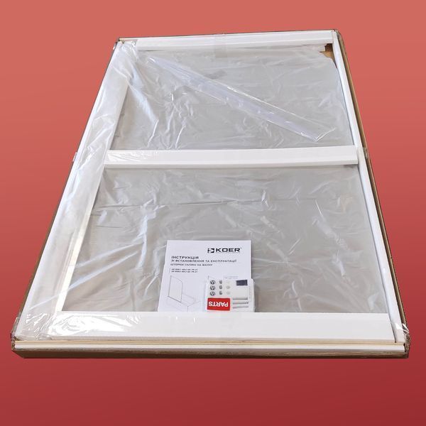 Шторки скляні на ванну Koer SR BS01-80x140-TR-01 прозоре скло 6мм, хром (KR5400) KR5400 фото