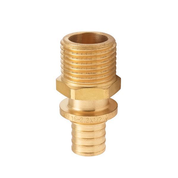 Переходник с НР Koer KA.A06M-16 - 16(2.2mm) x 1/2"M (KR4849) KR4849 фото