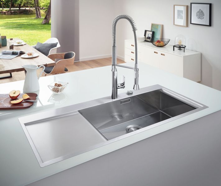 Мийка кухонна Grohe EX Sink K1000 (подвійне крило зліва) (31582SD0) 31582SD0 фото