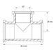 Тройник KOER KF.T06F.WN - 1/2'' FFF (KR3028) KR3028 фото 2