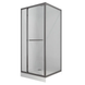 Душевая кабина с низким поддоном Mixxus Style SCT01-90x90x200-TR Graphite прозрачное стекло 6мм (MI8432) MI8432 фото 1