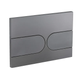Панель змиву Koer KT-0604-07 240x160x10mm пластикова, кнопка закруглена (KR5325) KR5325 фото 1