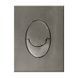 Панель смыва пластиковая Koer KT-0606-07 157x198x3mm, закругленная кнопка (цвет графит) (KR5712) KR5712 фото 4