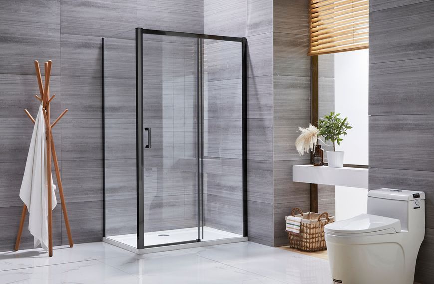 Душова кабіна без піддону Mixxus Premium DIVERSE SC03-100x80x195-TR Black прозоре скло 6мм (MI6866) MI6866 фото