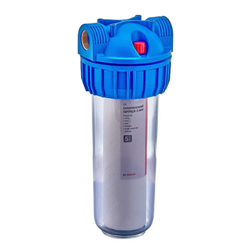 Фільтр для холодної води Koer KV-24-1 (колба 3-х складова, 8 атм. 1") (KR5019) KR5019 фото