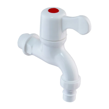 Кран для холодної води PVC (White) Plamix PVS-1/2" (PM0632) PM0632 фото
