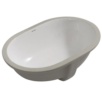 Раковина врізна під стільницю MIXXUS PREMIUM ELLIPSE-1701 570х385х205mm з переливом (MP6566) MP6566 фото
