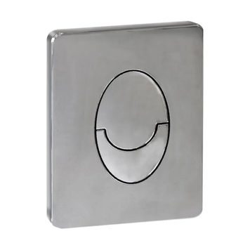 Панель смыва Koer KT-0606-02 157x198x3mm пластиковая, кнопка округленная (SS Color) (KR6238) KR6238 фото