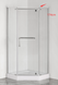 Душевая кабина без поддона Mixxus LINES SC01-90x90x185-TR CHROME прозрачное стекло 6мм (MI6915) MI6915 фото 3