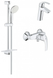 Набір змішувачів Grohe Eurosmart M-Size для душу (123244M) 123244M фото 1