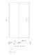 Дверь в нишу Koer SR SD01-120x200-TR-12 прозрачное стекло Easy Clean 8мм, матовое золото (KR5377) KR5377 фото 7