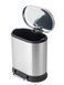 Відро для сміття з плавним закриттям овальне Mixxus Premium Strong-TC0120 SS Color 20л колір наржавійка (MI7081) MI7081 фото 20