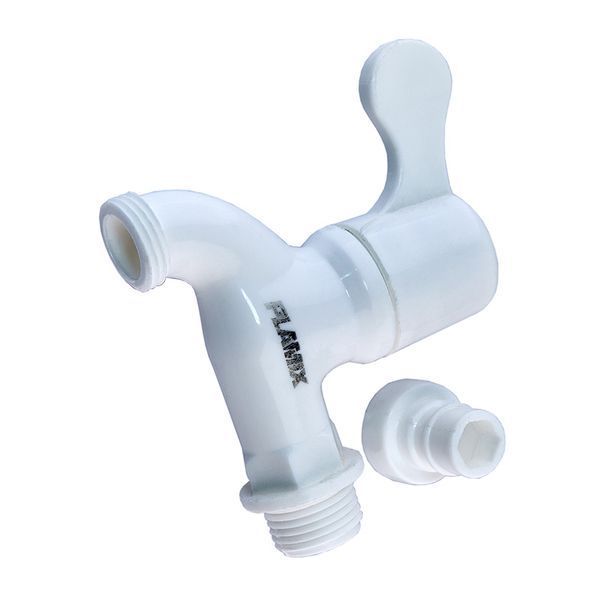 Кран для холодной воды PVC (White) Plamix PVS-1/2" (PM0632) PM0632 фото