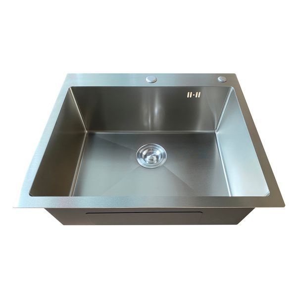 Мойка Mixxus MH6050 Micro Decor SS Color (3.0/0.8) из нерж. стали (цвет нержавейка) (MI8220) MI8220 фото