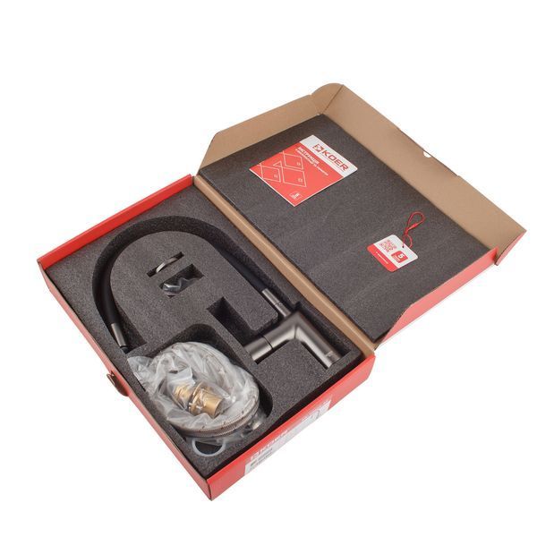 Змішувач для кухні Koer KB-70029-07 Колір графіт (KR5500) KR5500 фото