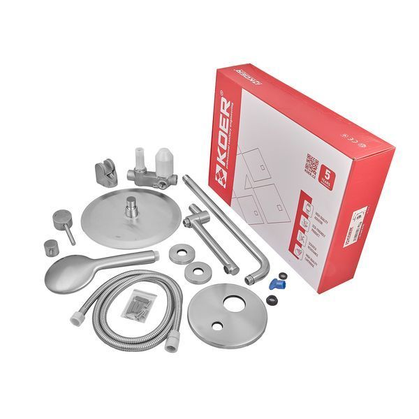 Вбудована душова система Koer KI-66018-02 (з нерж. сталі) (Колір нерж) (KR4794) KR4794 фото