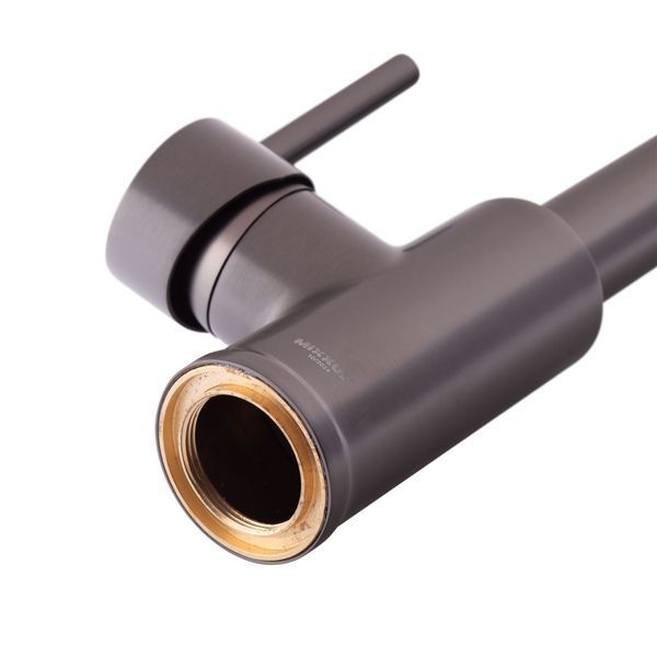 Смеситель для кухни с изливом пружина Mixxus Premium SPRING 017 GRAPHITE (MI6952) MI6952 фото