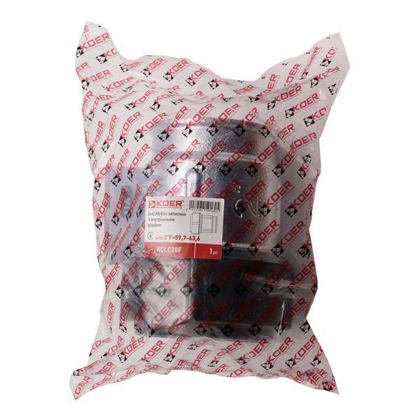 Муфта затискна з внутрішньою різьбою Koer KCI.C20F - 2"Fx59,7-63,6 (KR5916) KR5916 фото