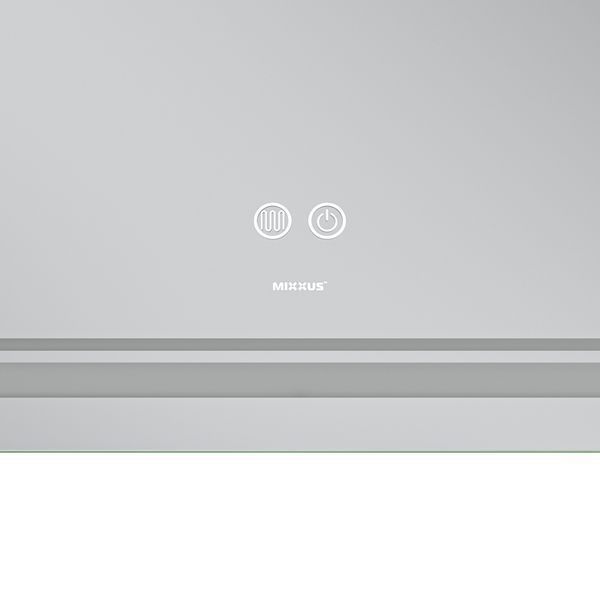Дзеркало Mixxus Premium QUADRO MR20-120x80 з Led Touch, Anti-fog, димером, регулятором яскравості, лінзою (MP6624) MP6624 фото