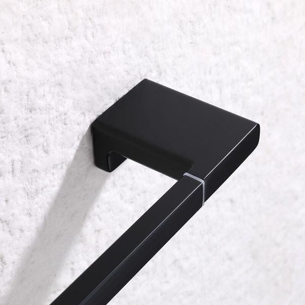 Полотенцедержатель одинарный Koer AS-0109-1-05 648мм цвет черный (KR6186) KR6186 фото