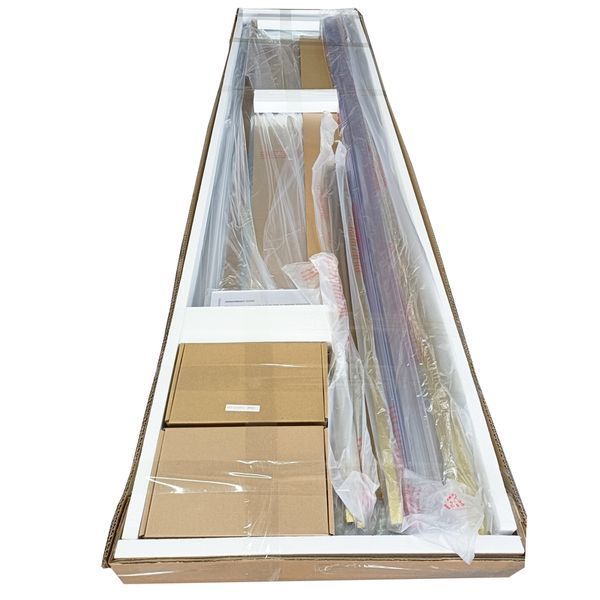 Душова кабіна без піддону Koer SR SC03-90x90x200-TR-12 прозоре скло Easy Clean 6мм, матове золото (KR5358) KR5358 фото