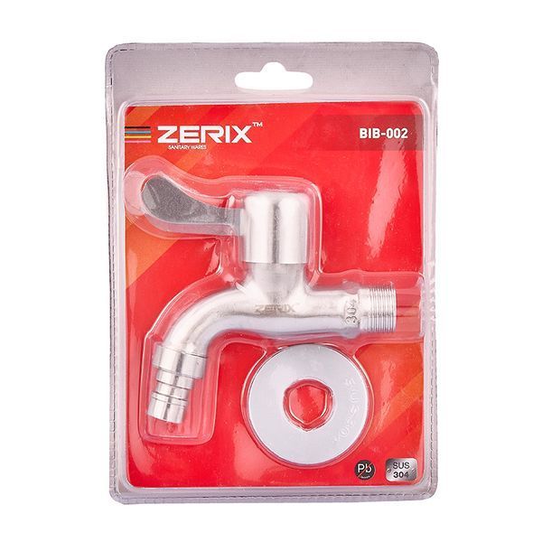 Кран для холодной воды Zerix BIB-002 1/2 (нерж. сталь) (ZX1490) ZX1490 фото