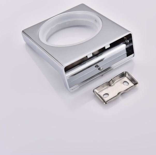 Стакан одинарный настенный Koer AS-0103-01 (стекло) цвет хром глянец (KR6165) KR6165 фото