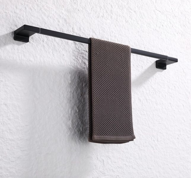 Полотенцедержатель одинарный Koer AS-0109-1-05 648мм цвет черный (KR6186) KR6186 фото