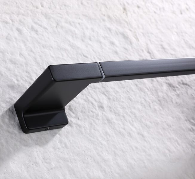 Полотенцедержатель одинарный Koer AS-0109-1-05 648мм цвет черный (KR6186) KR6186 фото