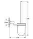 Туалетний йоржик у комплекті Grohe Essentials Authentic (40658001) 40658001 фото 2