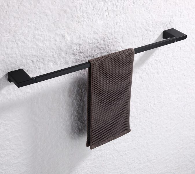 Полотенцедержатель одинарный Koer AS-0109-1-05 648мм цвет черный (KR6186) KR6186 фото