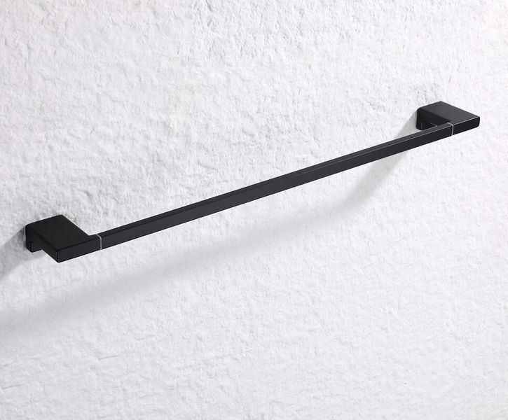 Полотенцедержатель одинарный Koer AS-0109-1-05 648мм цвет черный (KR6186) KR6186 фото