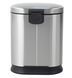 Відро для сміття з плавним закриттям овальне Mixxus Premium Strong-TC0120 SS Color 20л колір наржавійка (MI7081) MI7081 фото 3