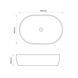 Раковина накладная MIXXUS PREMIUM ELLIPSE-0105 600х400х150mm (MP6563) MP6563 фото 8