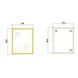 Дзеркало настінне Zerix FONTE MRZ09-60x85-Reverse GOLD прямокутне в золотій рамі (ZX6211) ZX6211 фото 4