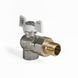 Кран з американкою 1/2" (Koer KR.228.W) кутовий білий (KR0099) KR0099 фото 2